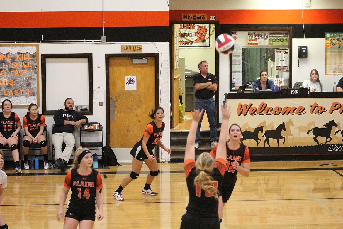 THE VARSITY volleyball Trotters taking on Clark Fork last Tuesday. (John Dowd/ Clark Fork Valley Press)