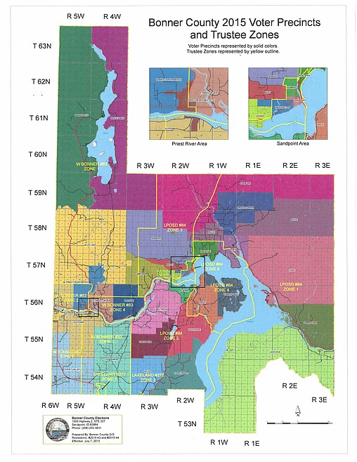 Bonner County Parcel Map Trustee Map Dispute Heads To Judge Bonner County Daily Bee