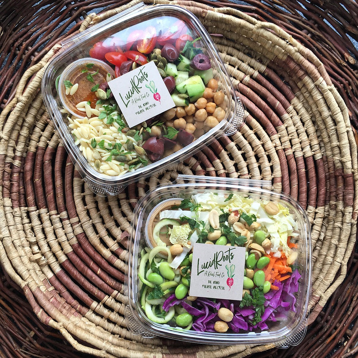 Lucid Roots salads.