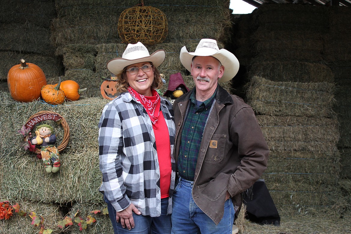 Debbie and Don Woods, owners of Cowcreek Blueberry Farm.