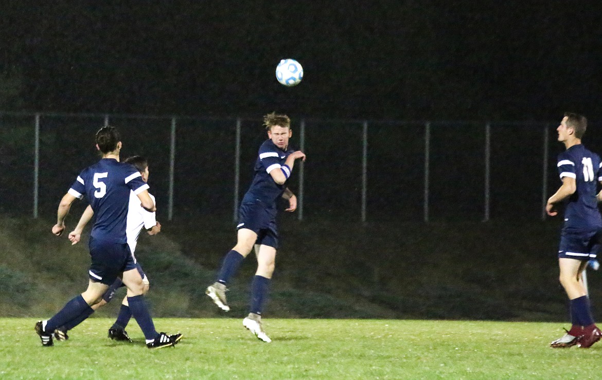 Photo by MANDI BATEMAN
The Badger boys played hard to win the game against Timberlake with a final score of 3-0.