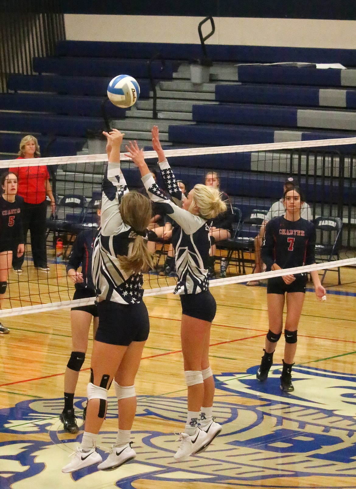 Photo by MANDI BATEMAN
The Lady Badgers played Coeue d&#146;Alene Charter on Oct. 8.