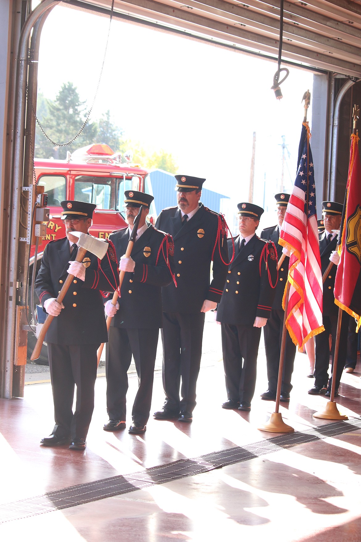 Photo by MANDI BATEMAN
Boundary County Fire Chiefs Association Honor Guard.