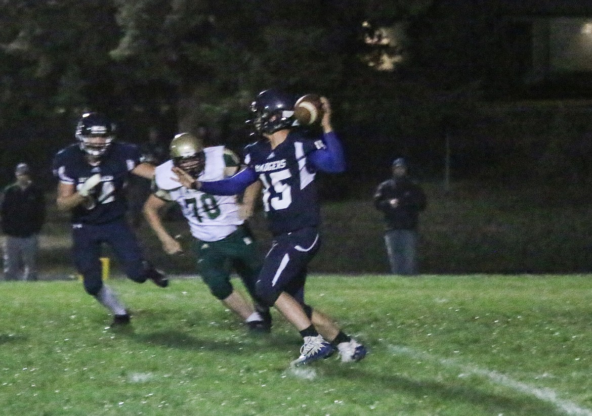 Photo by MANDI BATEMAN
Freshman quarterback Teigan Banning.