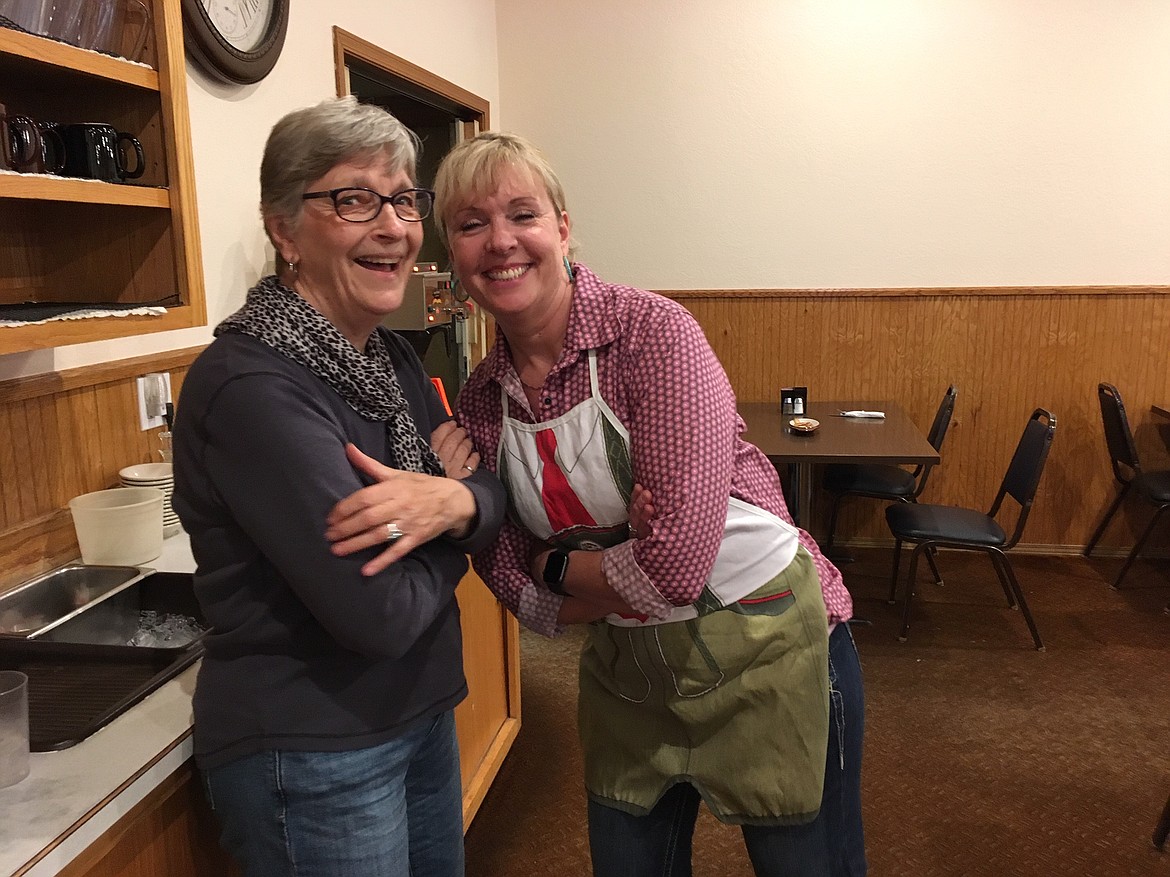 (Courtesy Photo)
Fundraiser volunteers, Judy Swing and Kelly Jelinek.