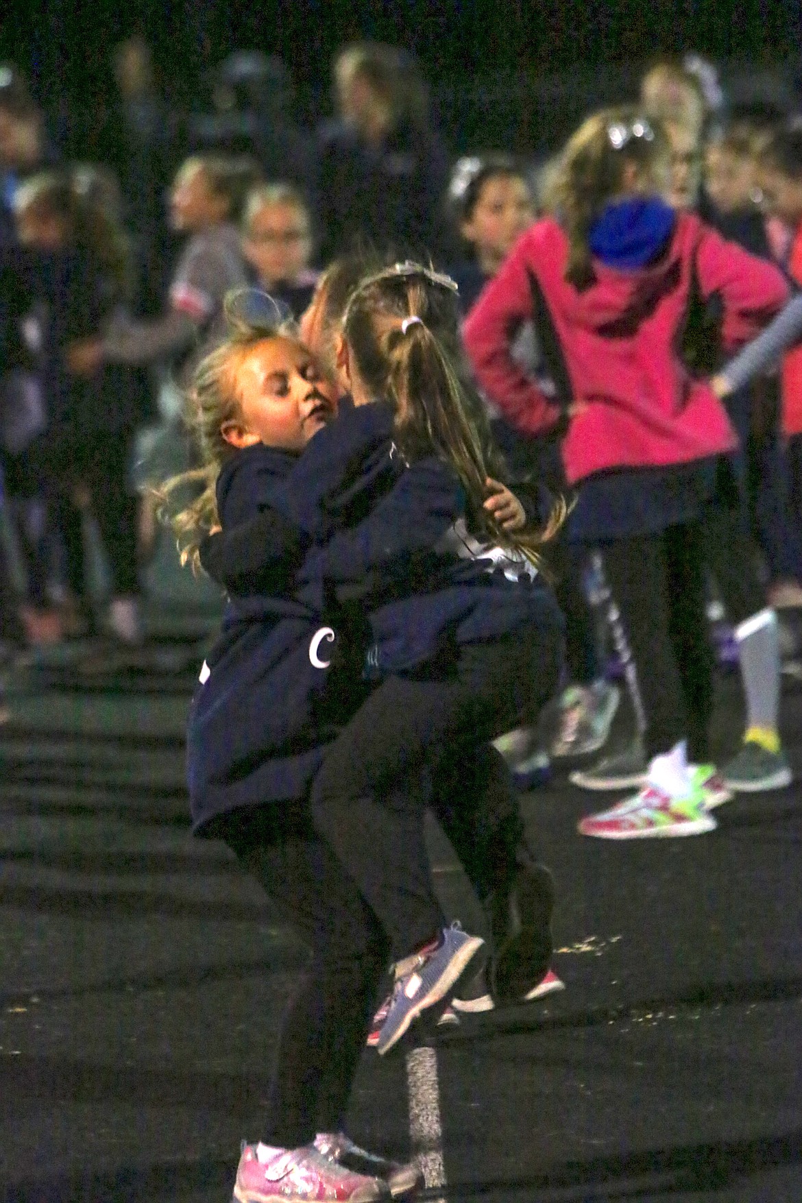 Photo by MANDI BATEMAN
One of the positive aspects of the cheer camp was the opportunity to make new friends.