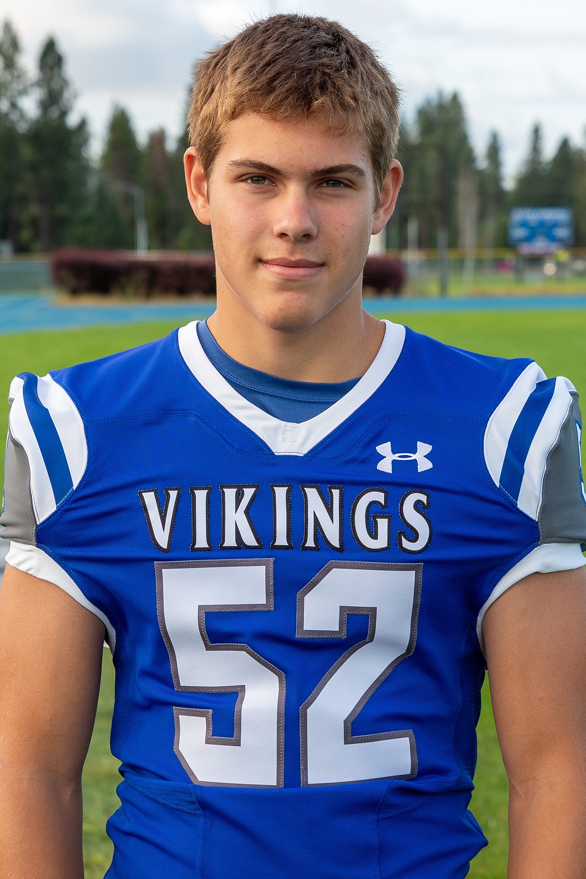 Photo by CHERYL NICHOLS PHOTOGRAPHY
Junior linebacker Carter Wiebusch is this week&#146;s Coeur d&#146;Alene High School Nosworthy&#146;s Hall of Fame Defensive Player of the Week. Wiebusch had 11 tackles, one sack, one tackle for loss and one pass breakup in the Vikings&#146; win over Lake City.