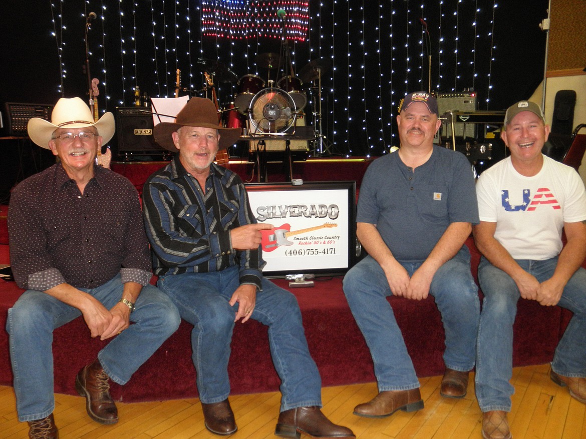 Pictured left to right are Silverado band members Gary Grafe, Paul Beebe, Dale Veile and Eddy Fox.