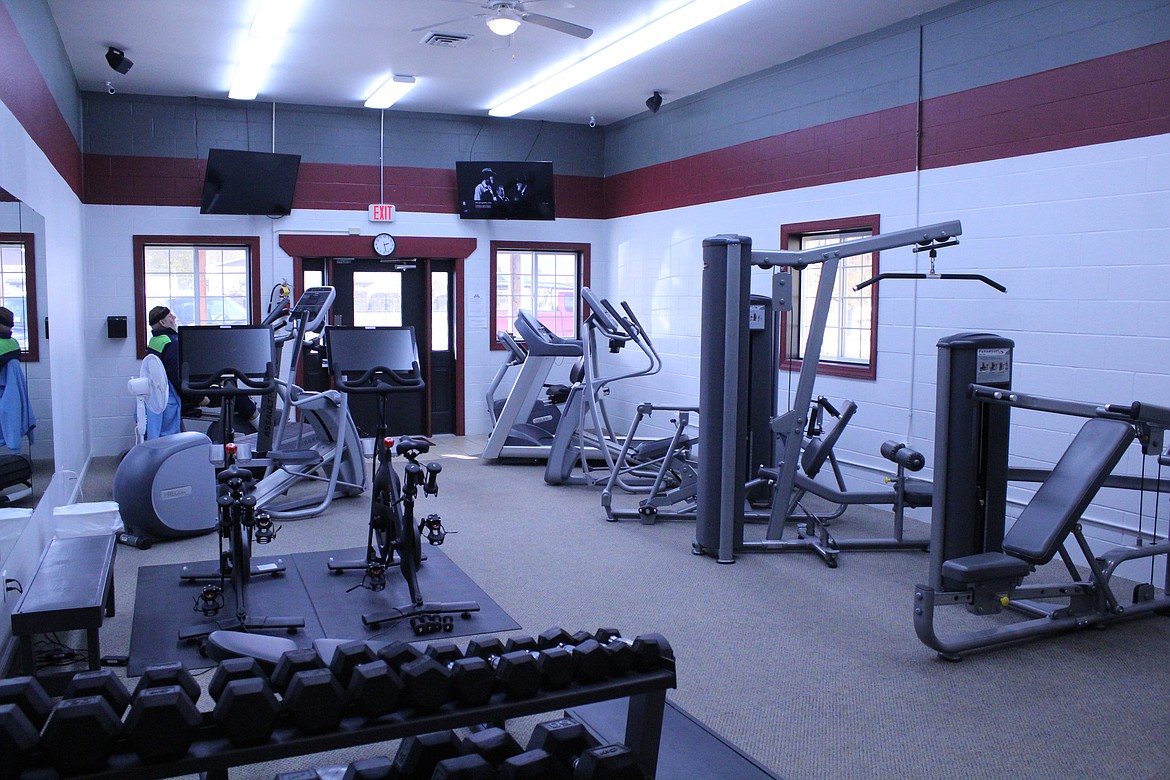 THE INSIDE of the reopened gyn, now called &#147;Slim Gym.&#148; (John Dowd/Clark Fork Valley Press)