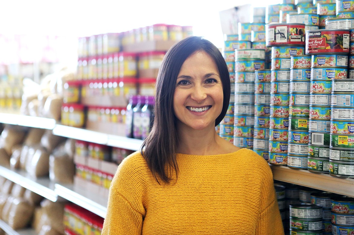 Development director Jessica Bruinsma is pictured inside the Flathead Food Bank on Wedneday afternoon, Oct. 16.  (Mackenzie Reiss/Daily Inter Lake)