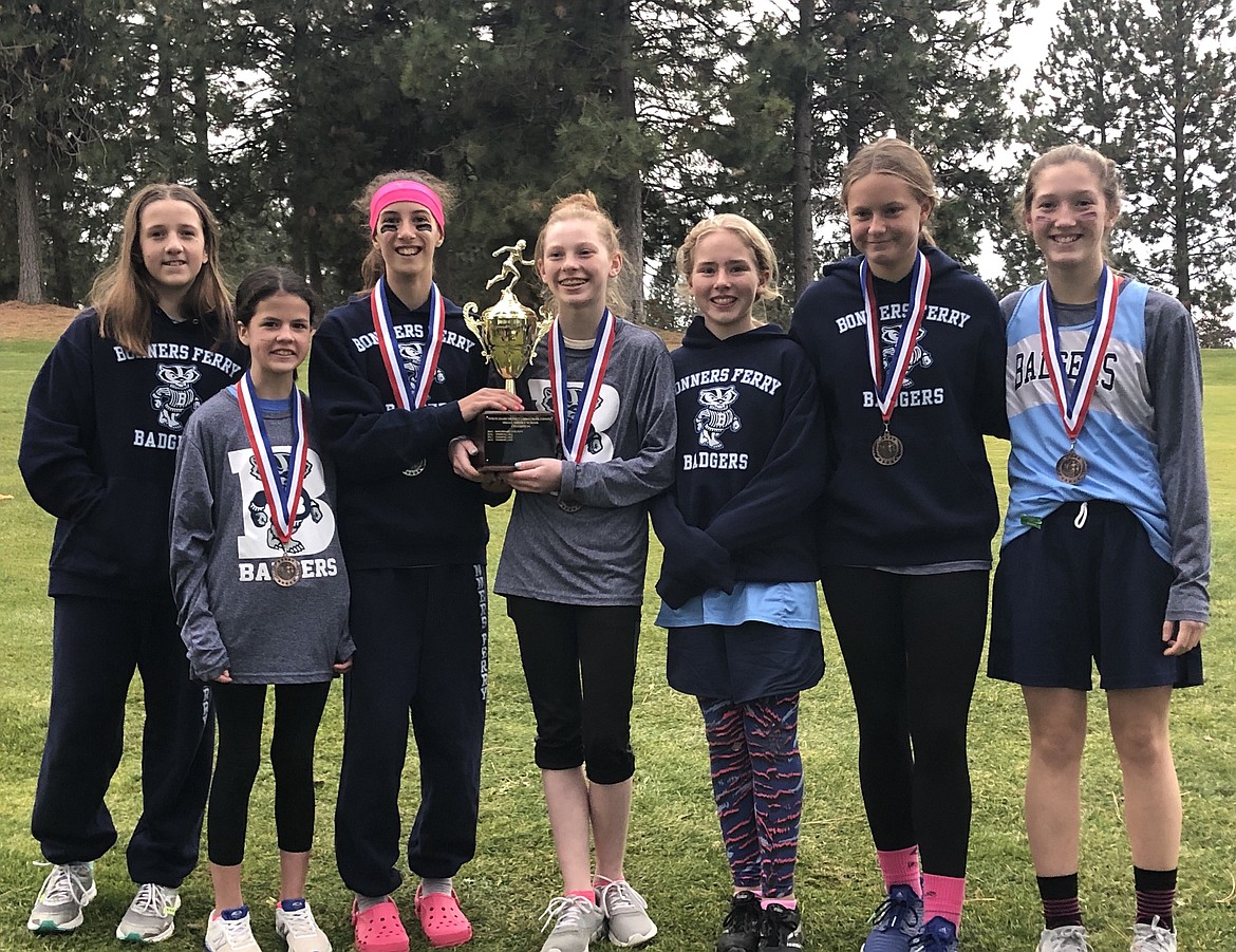 Left to right: Holly Alexander, Sydney Beckle, Brooke Petesch, Lilly Krejci, Sammy Koehn, Braylyn Bayer, and Sydney Hinthorn.