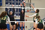 Volleyball sweeps Whitefish, finishes second at Butte tourney