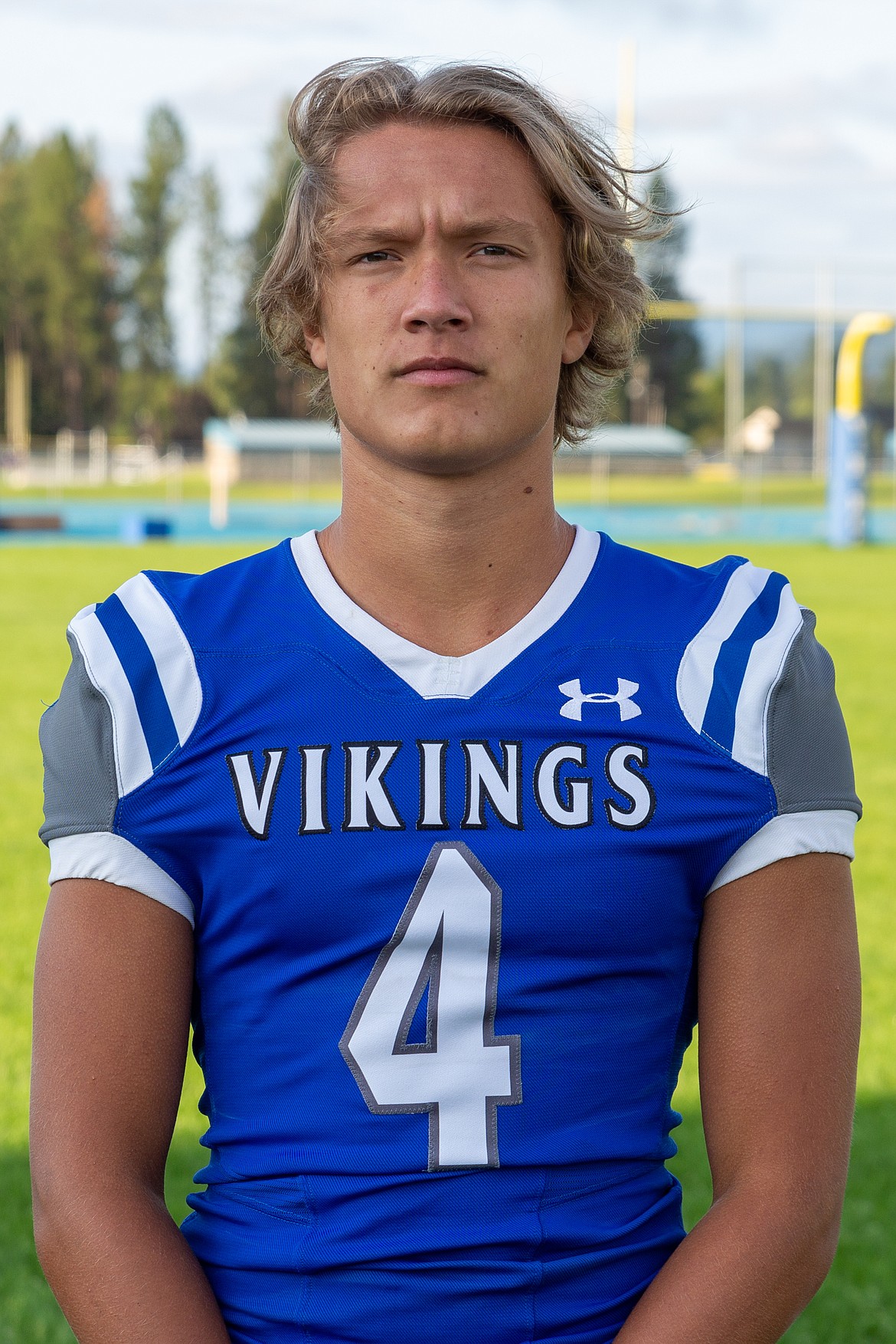 Photo by CHERYL NICHOLS PHOTOGRAPHY
Junior quarterback Jack Prka is this week&#146;s Coeur d&#146;Alene High Nosworthy&#146;s Hall of Fame Offensive Player of the Week. Prka completed 15 of 20 passes for 278 yards and five touchdowns in the Vikings&#146; 55-14 victory over Post Falls last Friday.