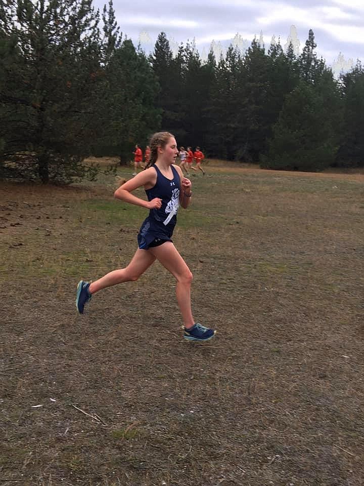 Left: BFHS senior Abby Gorton secures her fourth consecutive trip to state.
Right: Levi Bonnell finishing 18th with a PR of 19:35.

Photos by ELLEN SMITH