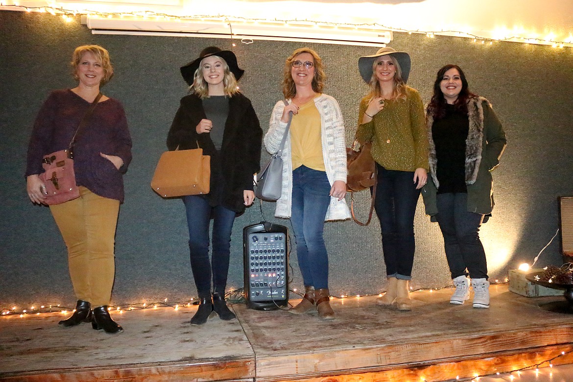 Photo by MANDI BATEMAN
The models lined up on the stage.