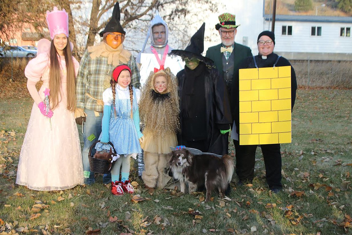 The Wizard of Oz in Plains complete with the yellow brick road. (Lisa Larson/Valley Press)