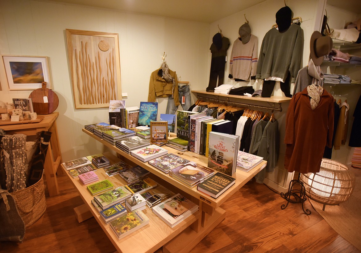 A range of high-end apparel at Bigfork Design makes up about a third of the store&#146;s inventory.