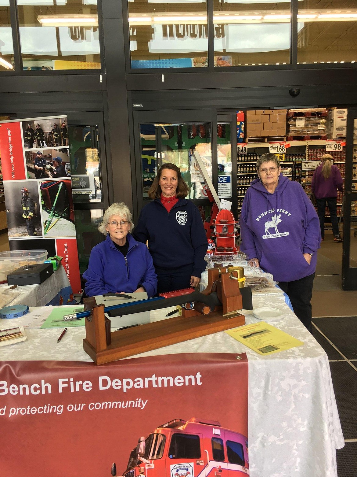 Courtesy photo
On Friday and Saturday, from 10 a.m. to 2 p.m., there will be a raffle and bake sale at Super 1 Foods. The raffle items are a custom made .22 rifle and a beautiful handmade quilt. There will also be homemade baked goods available. All proceeds go toward the North Bench Fire Department.