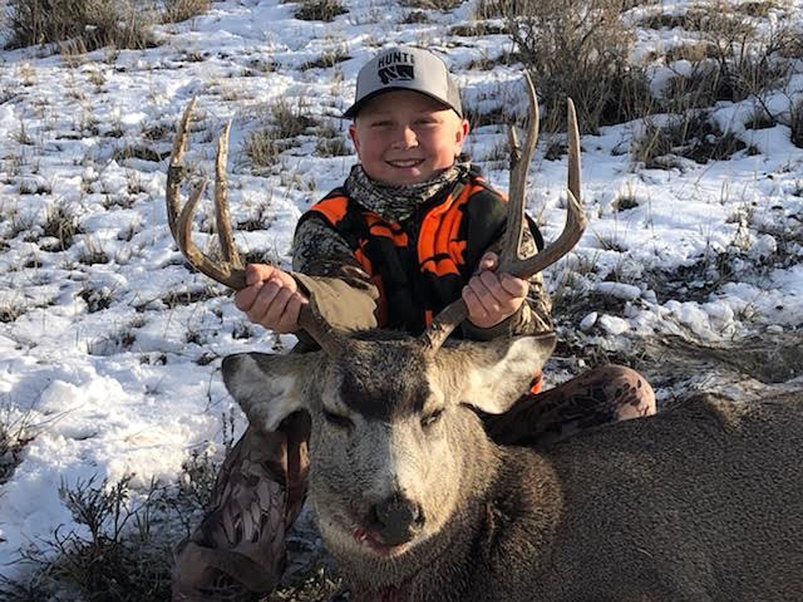 WAYNE COX on the ranch in Big Sandy where the family hunts.