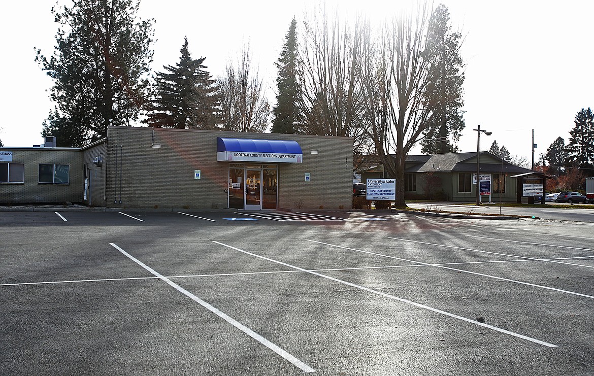 The $513,000 contract for improvements included reconstruction and resurfacing of parking lots at the administration building and the county&#146;s elections office on North Third Street. (LOREN BENOIT/Press)