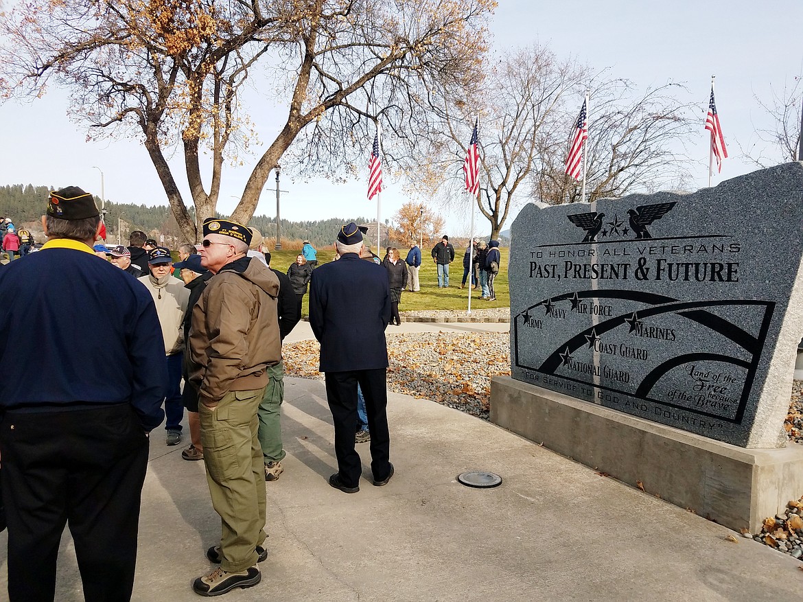 Photo by TONIA BROOKS
The Veteran&#146;s Day event was held at the Boundary County Veterans Memorial Park.