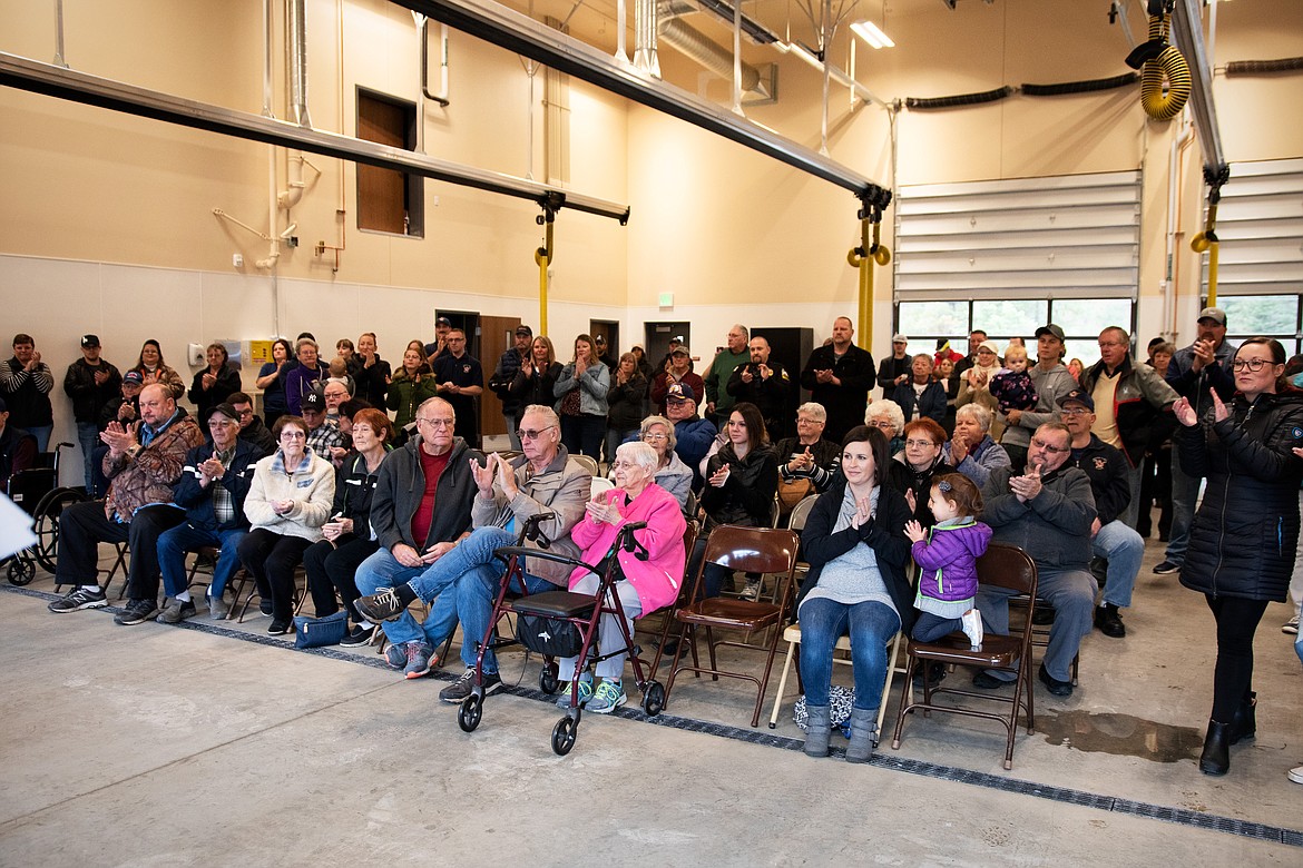 Photo by AK PHOTOGRAPHY
It was standing room only during the open house ceremony held in the new vehicle bay.