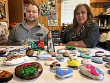 Local artist using rocks to raise autism awareness