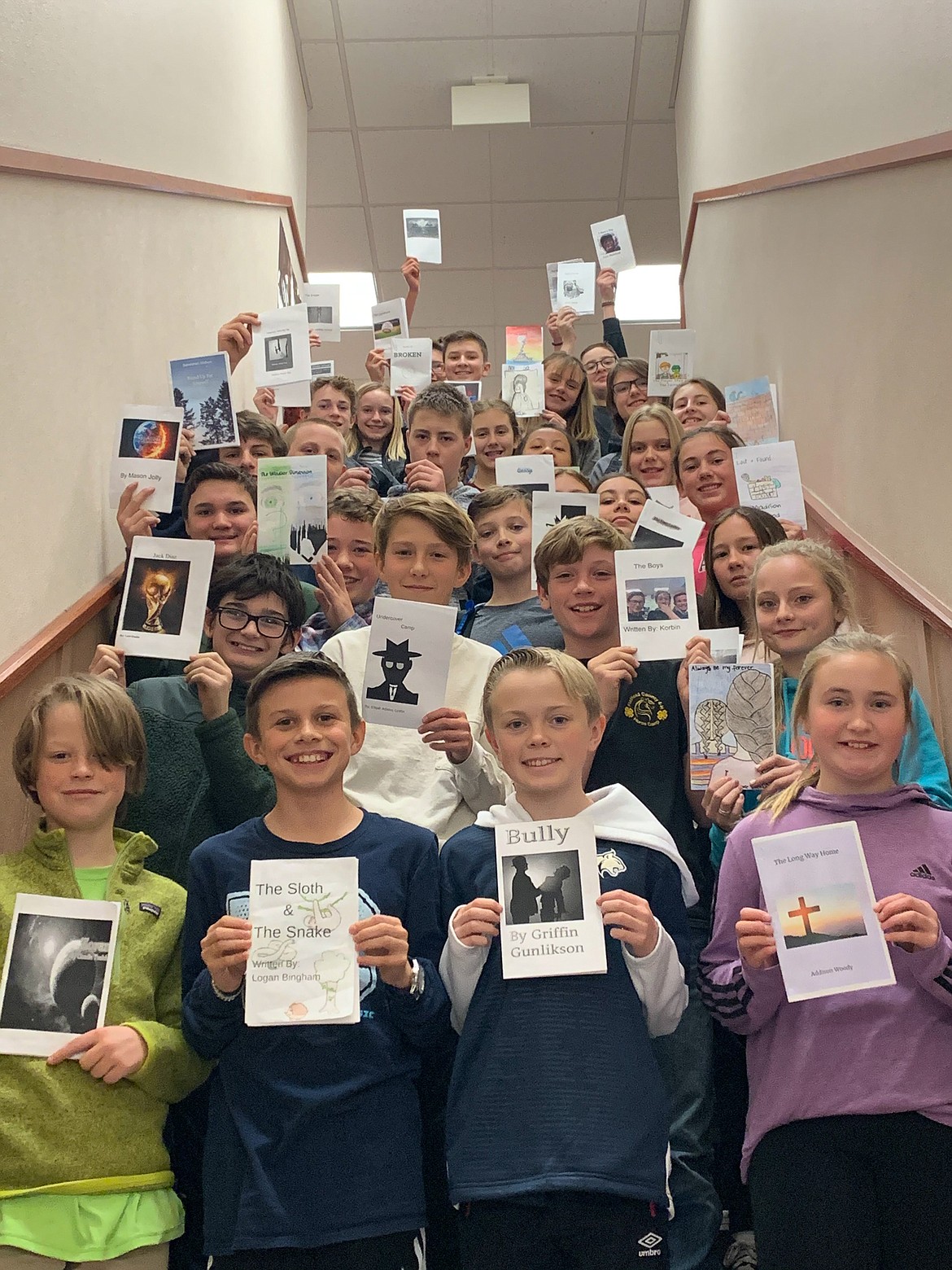 Jessica Mintz this fall asked her seventh grade students to become novelists as part of National Novel Writing Month. (Courtesy photo)