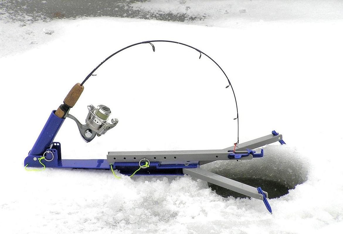 Idea for ice fishing device born at Island Park Reservoir