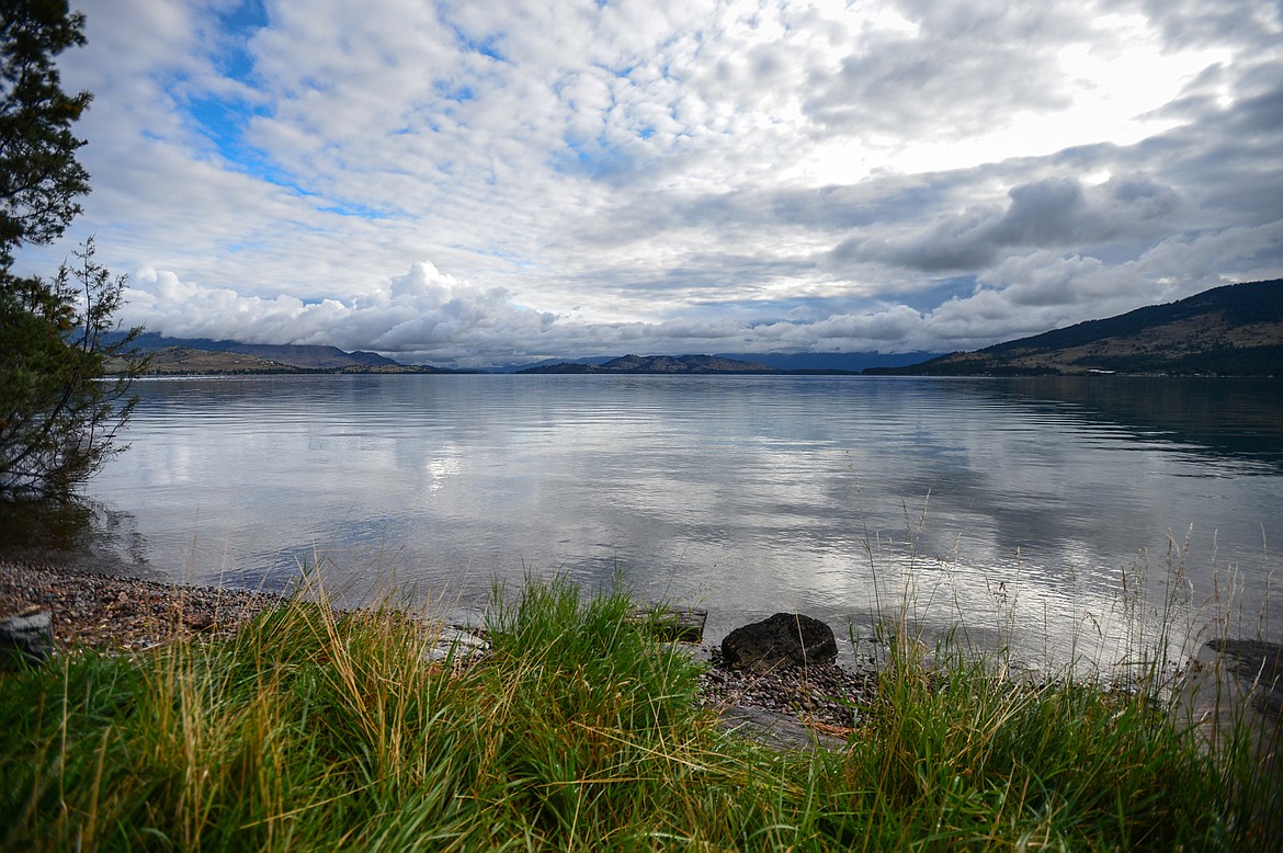 Flathead Lake and Wild Horse Island are shown from Big Arm / Flathead Lake State Park on Thursday, Sept. 19. (Casey Kreider/Daily Inter Lake)