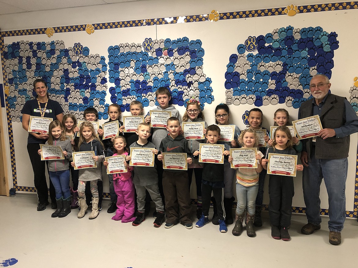 COURTESY PHOTO
The students of Valley View Elementary School celebrated the character trait of citizenship in November.