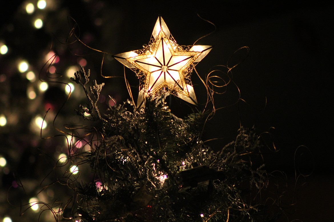 THE CLARK Fork Valley Hospital tree during the third annual Christmas tree lighting ceremony last Sunday night in Paradise. (John Dowd/Clark Fork Valley Press)