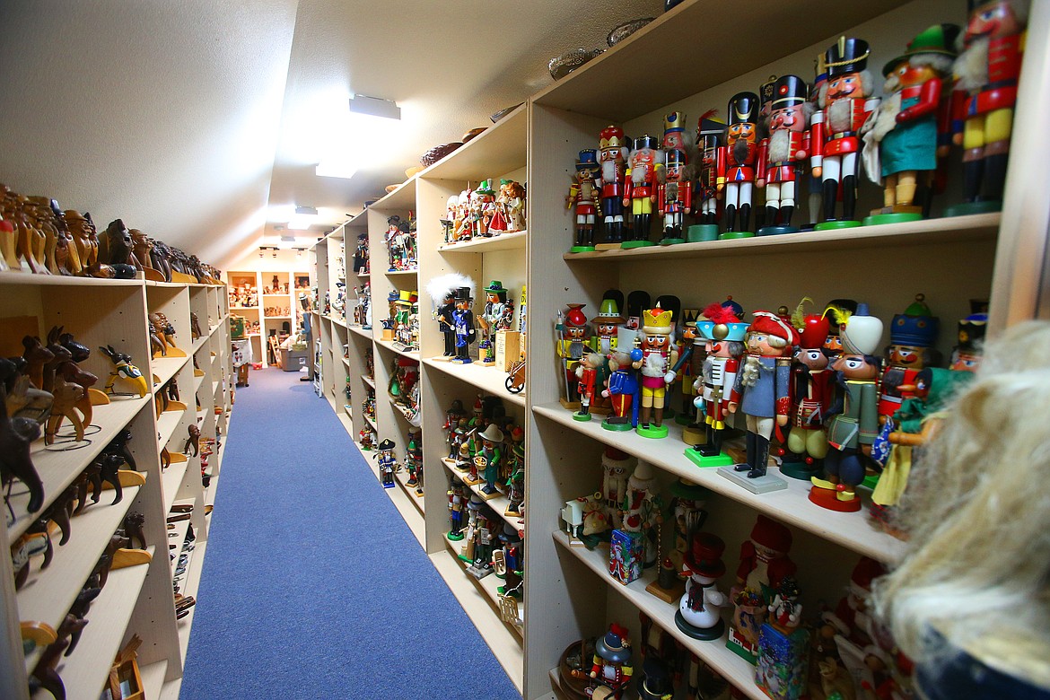 Claudia Jean Davis of Hayden has the second-largest collection in the world of nutcrackers: She's got more than 3,000. (LOREN BENOIT/Press)