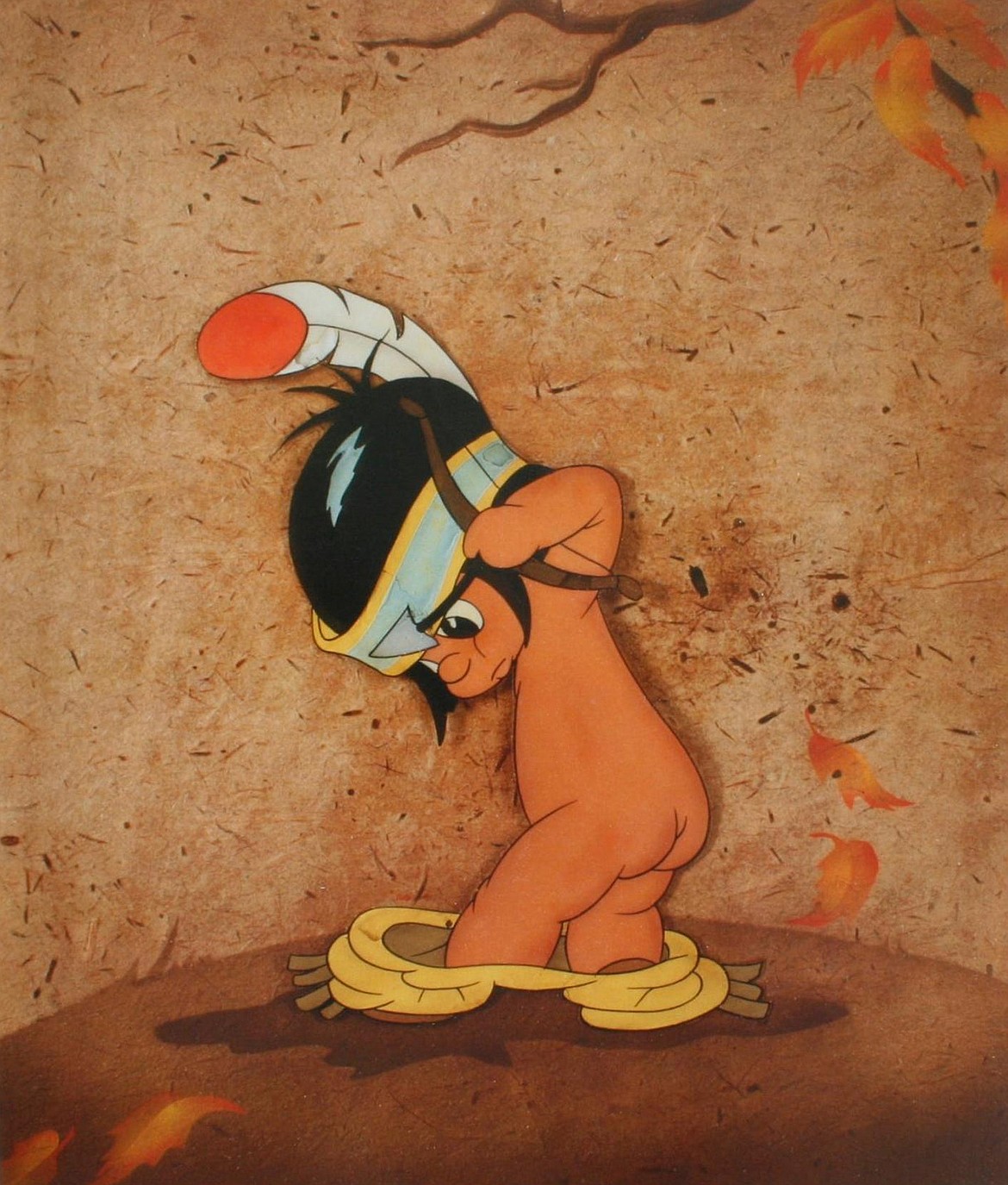 WALT DISNEY
In the Disney animated cartoon about Hiawatha, he is depicted as a little Indian boy whose pants kept falling down (1937).