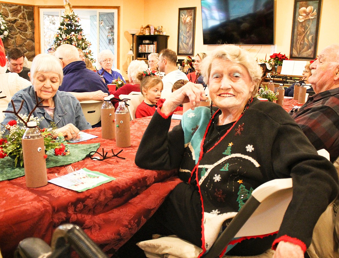 Photo by TONIA BROOKS
Resident Bea Madill speaks about her experiences living at the Restorium.