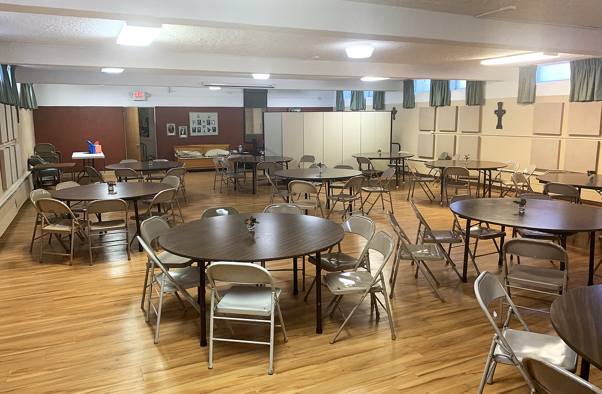 The basement of Christ Church Episcopal on Third Avenue East in Kalispell is the future site of the Flathead Warming Center. The center is hoping to open their doors this winter before Christmas. (Mackenzie Reiss/Daily Inter Lake)