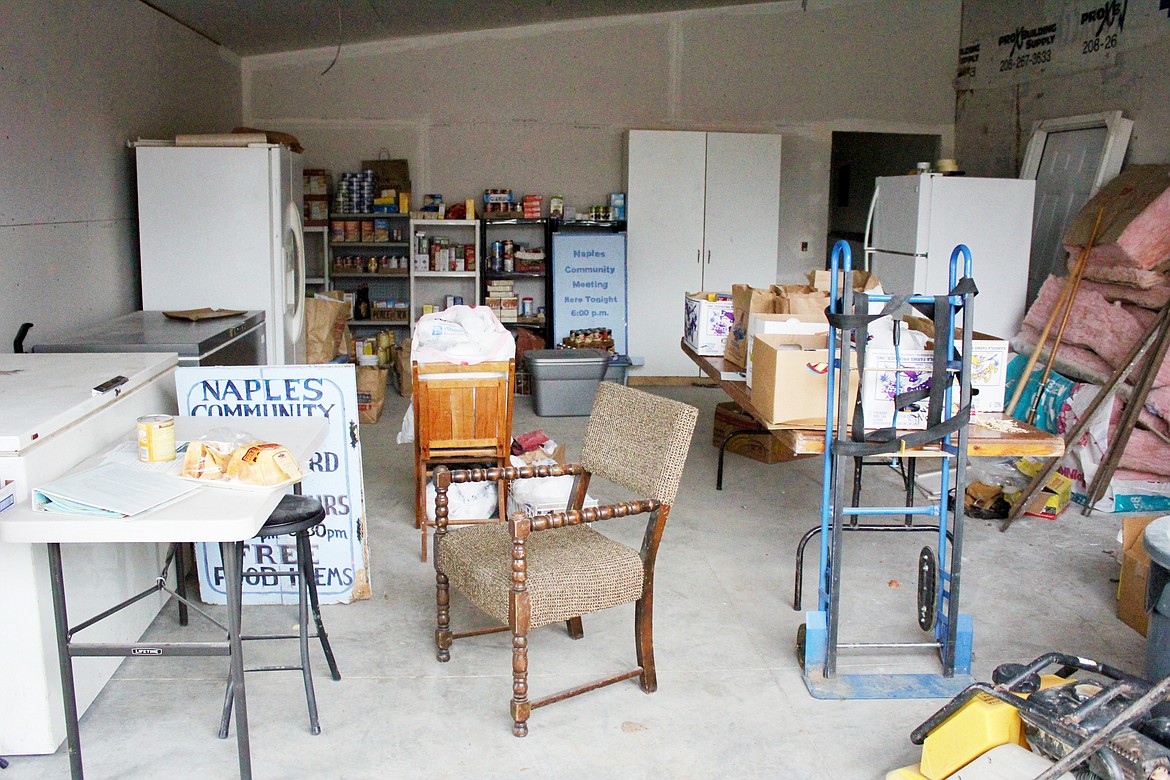 Photo by TONIA BROOKS
The Naples Food Bank was held in the South Boundary Fire Station&#146;s designated ambulance bay.