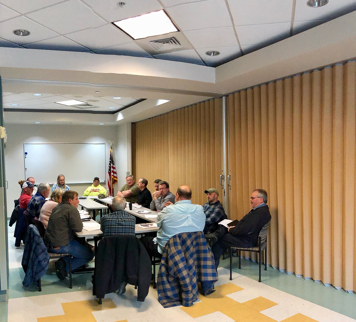 Photo by JOSH McDONALD
The Shoshone Board of County Commissioners sat down with members of the Shoshone County emergency services community at Shoshone Medical Center to further discuss a resolution concerning the EMS Corp.