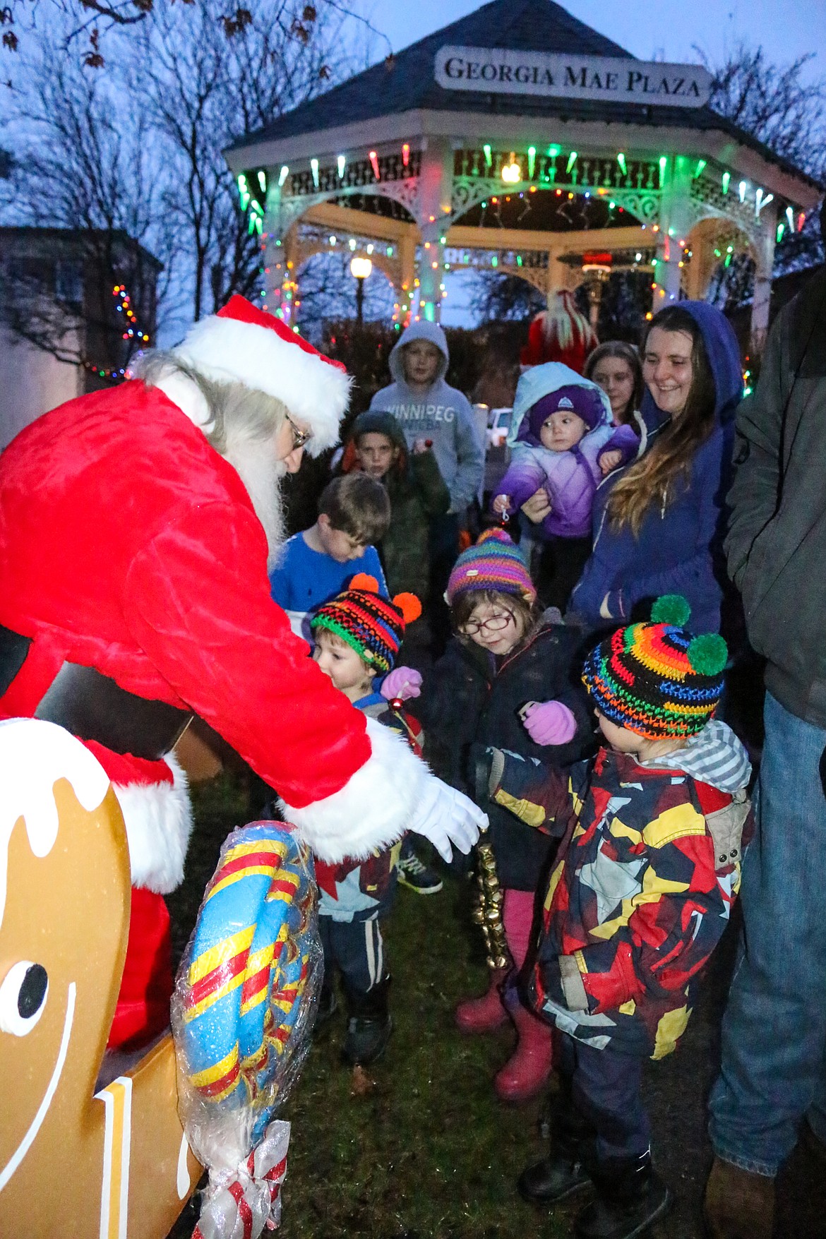 Photo by MANDI BATEMAN
The children eagerly waited for a chance to meet Santa Claus.