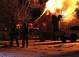 Columbia Falls firefighters respond to two fires within four minutes of each other