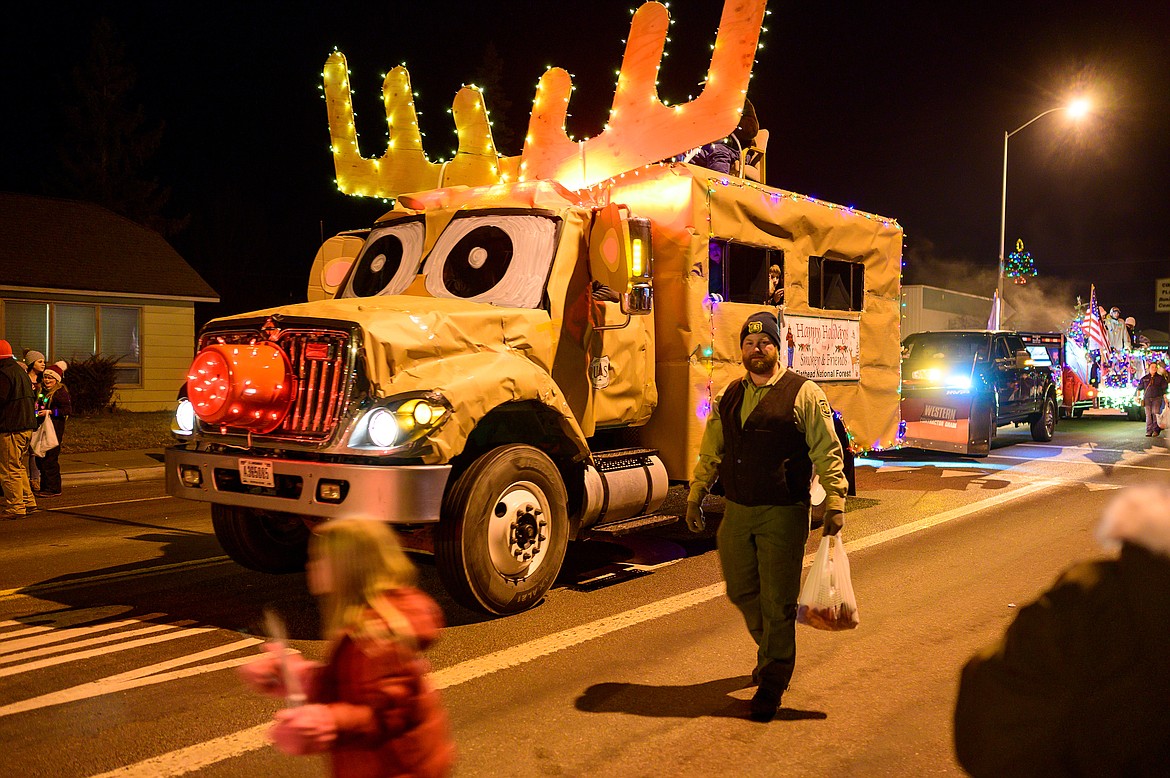 The Hungry Horse Glacier View District float was a crowd favorite.