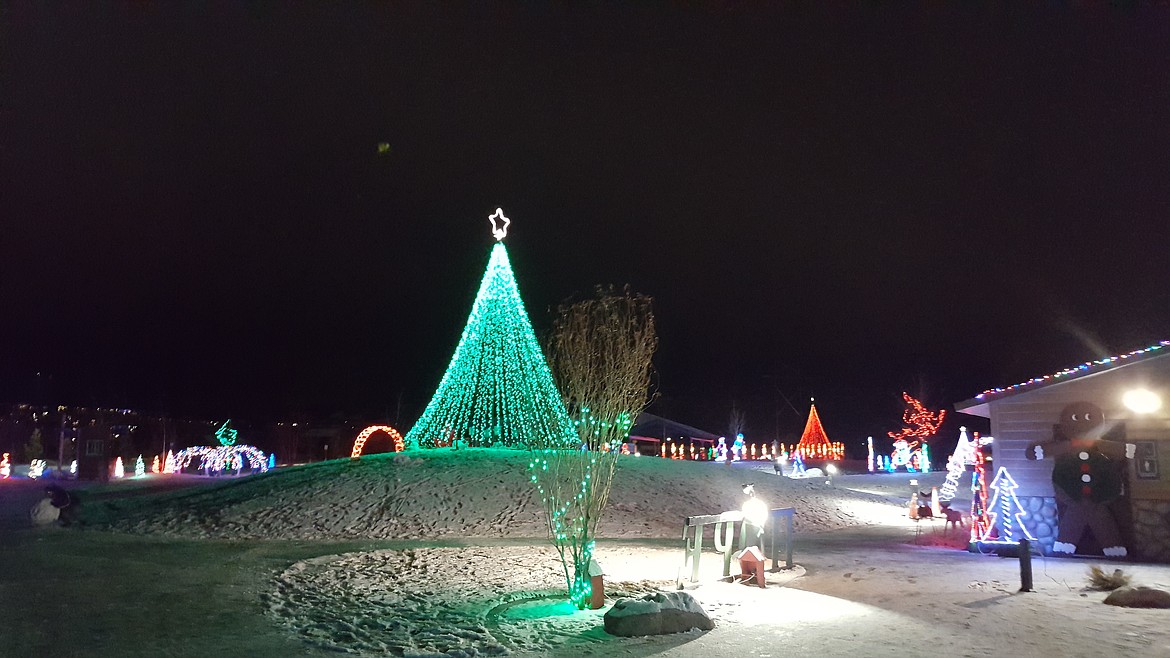 The Winter Glow Spectacular light display in Liberty Lake&#146;s Orchard Park offers a self-guided tour through Jan. 2 (TYLER WILSON)