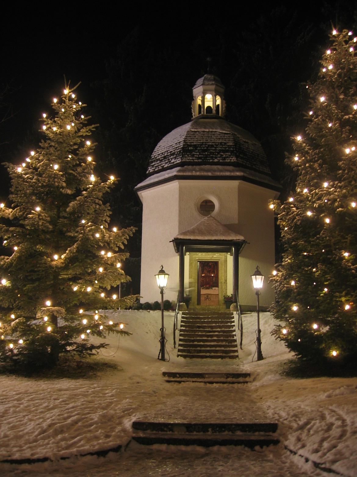 WIKIMEDIA COMMONS
Silent Night Chapel in Oberndorf bei Salzburg, Austria, on site where St. Nikola Church once stood where &quot;Silent Night&quot; was first performed in 1818.