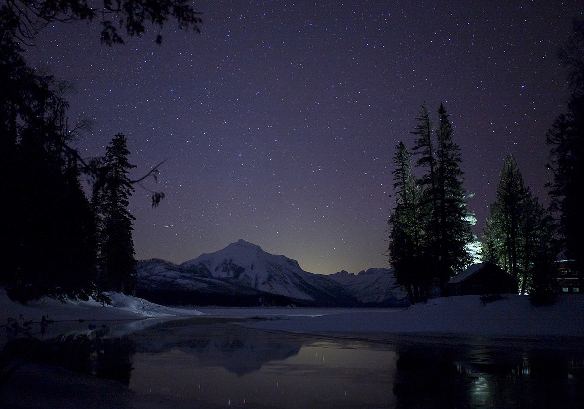 Stars over Lake McDonald.