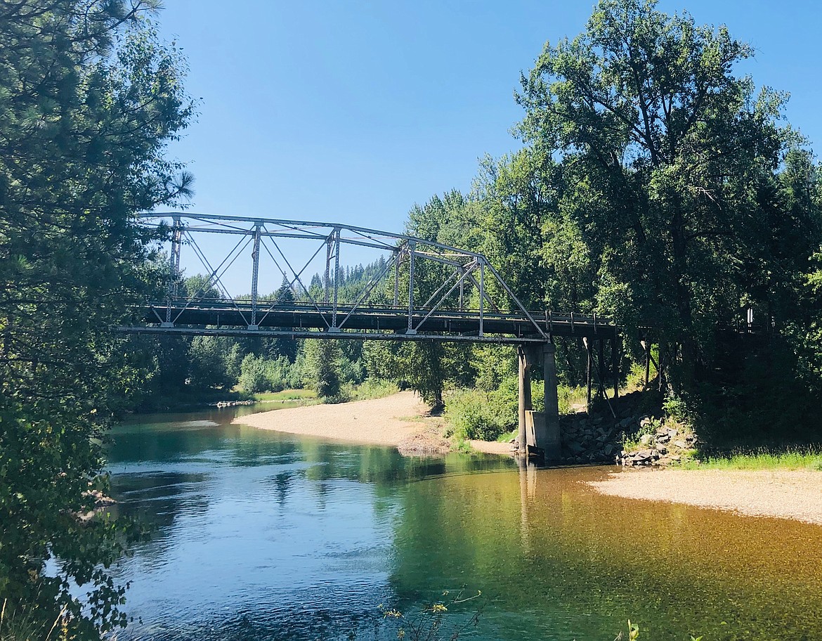 Photo by JOSH McDONALD
The Silver Bridge had weight restrictions put on it in July 2019, forcing larger vehicles to have to drive to the Bumblee Cutoff to get to the other side of the Coeur d&#146;Alene River.