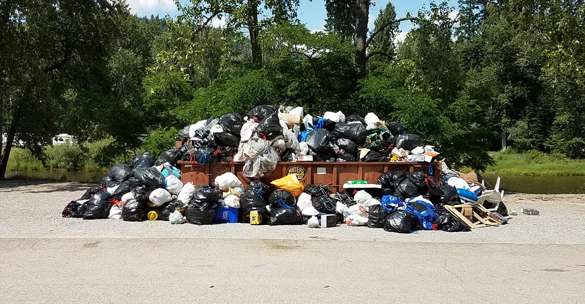 Courtesy photo
The North Fork garbage situation following May&#146;s Memorial Day was one of the many issues the Shoshone County Commissioners have began to tackle during the summer months.