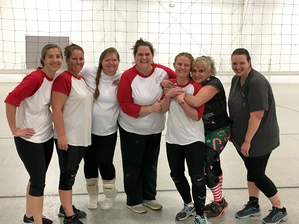 (Photo courtesy of JASON WILEY)
Team Grimm Brothers won the A3 Revenge Tournament Championship during Sandpoint Parks and Recreation Adult Volleyball action recently. Golden Rule Construction claimed the A1 tournament championship while Selle Valley Carden School captured the A2 title.