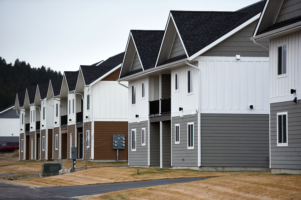 Jewel Basin Court apartments in Bigfork on Dec. 27. (Casey Kreider/Daily Inter Lake)