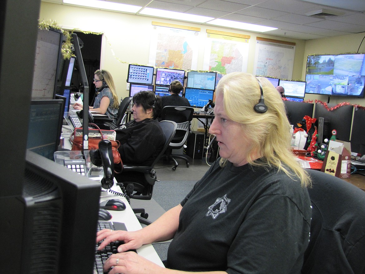 Linda Lane works at the Coeur d&#146;Alene dispatch center where emergency phones are manned 24/365.