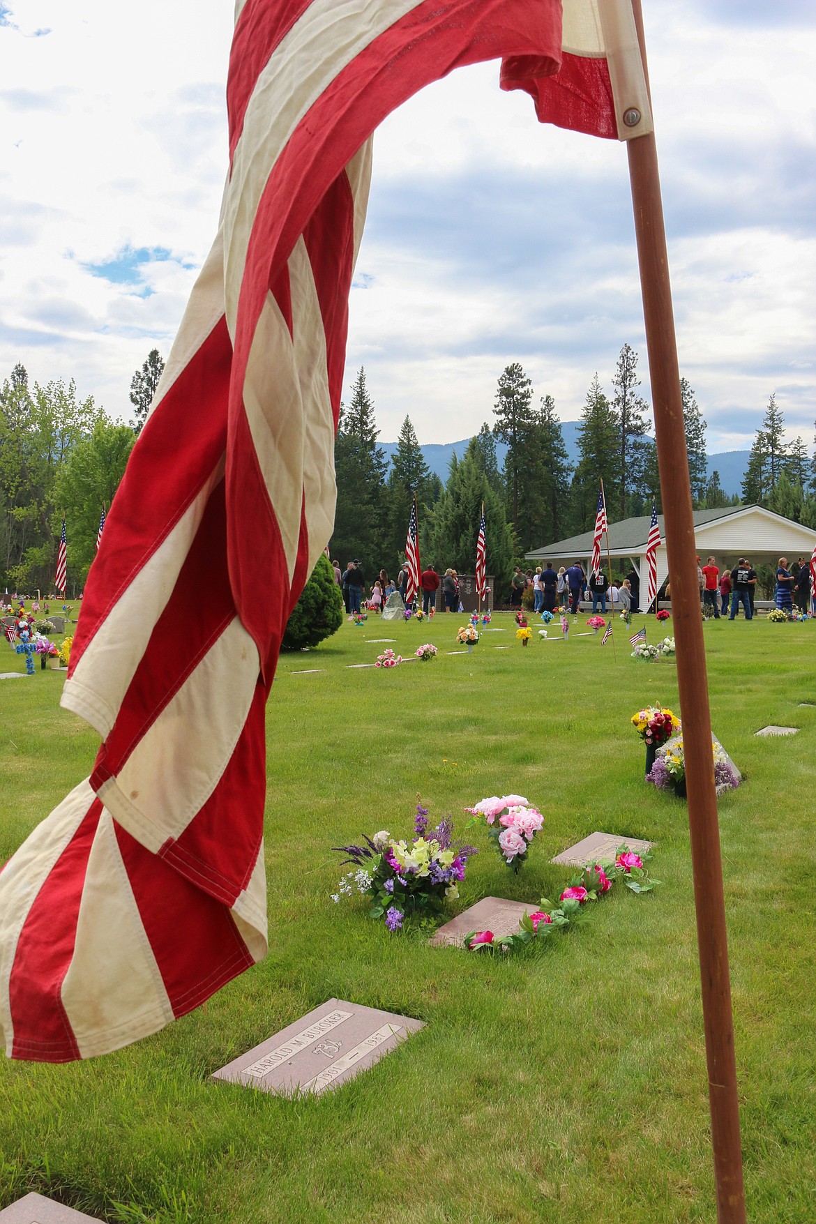 Photo by MANDI BATEMAN
A time to honor and remember during the Memorial Day ceremony at Grandview Cemetery.